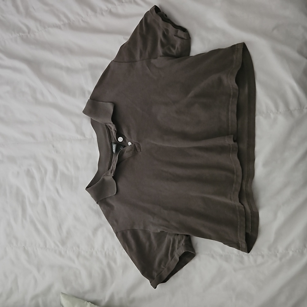 Dark green crop top